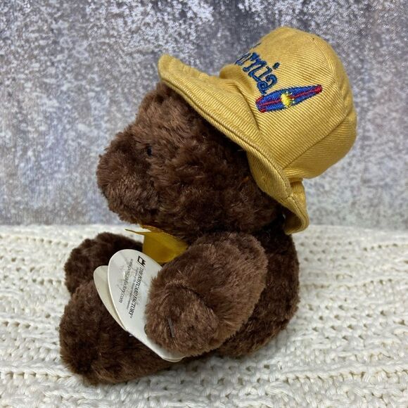 NWT The Postcard Factory Souvenir Bear 8” Stuffed Animal - Picture 10 of 13